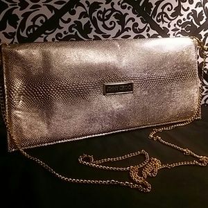 Jimmy Choo Goldtone Crossbody